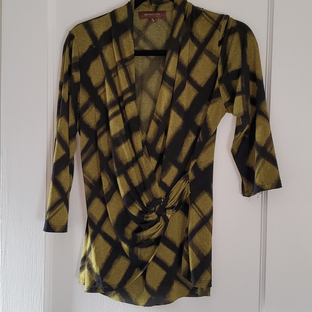 Melanie Lynn Gold Accent top